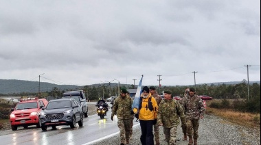 El Ejército escoltó a Tibaldi hasta Tolhuin