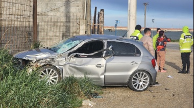 Conductor alcoholizado impactó contra un colectivo