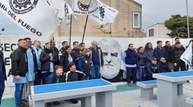 Hoy quedó inaugurado el mural en homenaje a Osvaldo Bayer