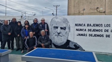 Hoy quedó inaugurado el mural en homenaje a Osvaldo Bayer