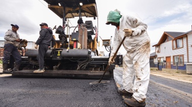 Nuevas calles pavimentadas para los vecinos de Tolhuin