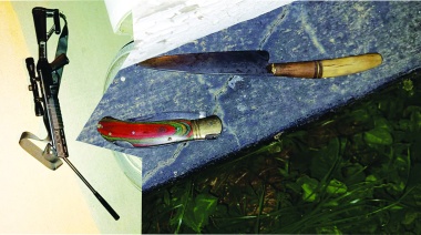 Un hombre amenazó con un rifle a policías y fue detenido