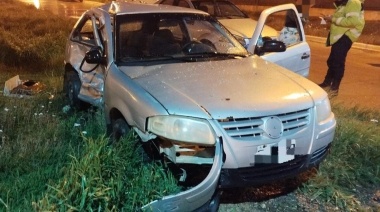 Violento choque entre dos Volkswagen con un herido
