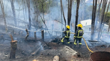 Un hombre originó un incendio en zona boscosa y terminó detenido
