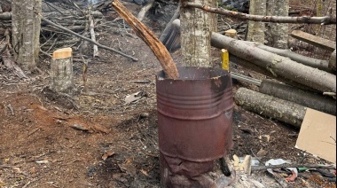 Un hombre originó un incendio en zona boscosa y terminó detenido