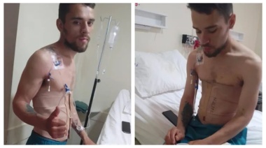Lo apuñalaron y se recuperó milagrosamente