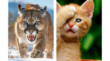 El supuesto puma era en realidad un gato