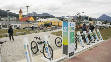 La Municipalidad de Ushuaia puso en marcha las tres primeras estaciones de bicicletas eléctricas