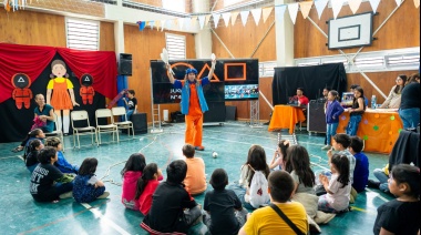 Otra gran jornada recreativa en Ushuaia con muchos juegos para los chicos