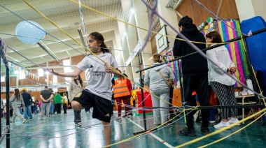Otra gran jornada recreativa en Ushuaia con muchos juegos para los chicos