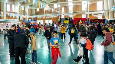 Otra gran jornada recreativa en Ushuaia con muchos juegos para los chicos