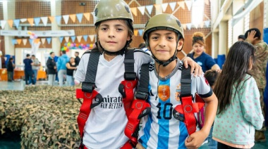 Otra gran jornada recreativa en Ushuaia con muchos juegos para los chicos