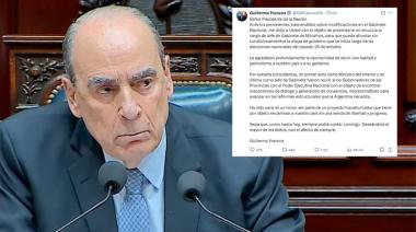 Renunció Guillermo Francos y será reemplazado por Manuel Adorni