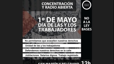 La Multisectorial convoca a manifestarse en San Martín y Belgrano