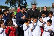 Voytenco inauguró una plaza de juegos en Corrientes en el marco del Operativo RuralEs