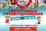 Ushuaia se une al abrazo por el Garrahan