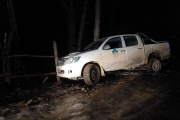 Chocó borracho, conduciendo una camioneta de la Municipalidad de Ushuaia
