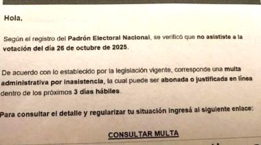 Cuidado con el mail de la “multa por no votar”: es una estafa para robar tus datos