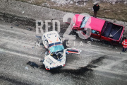 Mujer muere en violento choque sobre ruta complementaria