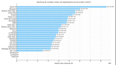 Tierra del Fuego se mantiene en el top 10 de legisladores provinciales con sueldos más altos del país