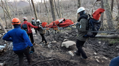 Rescate de una turista lesionada en el sendero “Laguna Esmeralda”