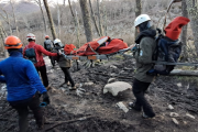 Rescate de una turista lesionada en el sendero “Laguna Esmeralda”