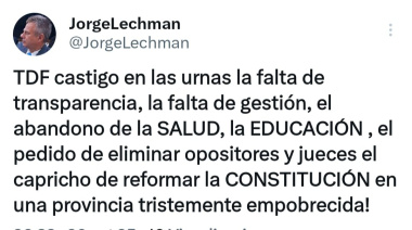 “El pueblo fueguino castigó en las urnas la mala gestión del Gobierno provincial”