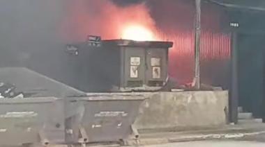 Incendio en subestación dejó sin luz a gran parte del centro de Ushuaia