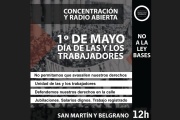 La Multisectorial convoca a manifestarse en San Martín y Belgrano