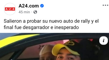 A cuatro días del accidente, la tragedia de “Coyote” Paredes llegó a los medios nacionales