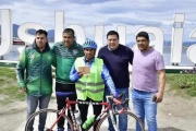 Un ciclista con Parkinson unió La Quiaca con Ushuaia