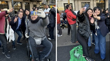 La senadora Eugenia Duré participó de la marcha por la Ley de Emergencia en Discapacidad