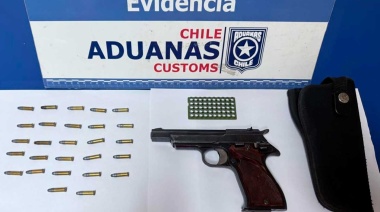Detienen a ciudadano argentino con arma y municiones en paso fronterizo