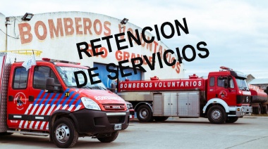 Bomberos Voluntarios retienen servicios por incumplimiento del Gobierno provincial