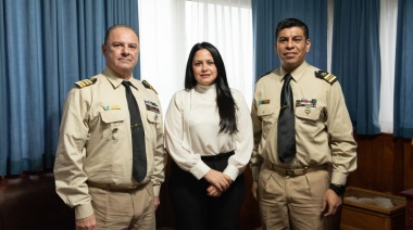 Alejandra Arce mantuvo un encuentro con autoridades de la Prefectura Naval