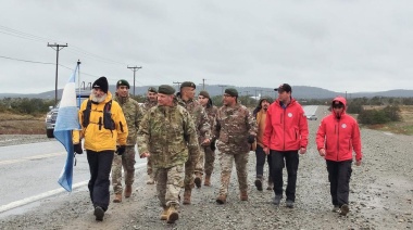 El Ejército escoltó a Tibaldi hasta Tolhuin
