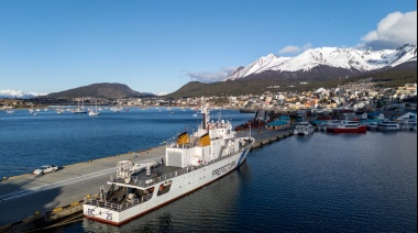 El guardacostas GC-25 Azopardo arribó a Ushuaia