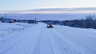 Alerta vial ante nevadas persistentes
