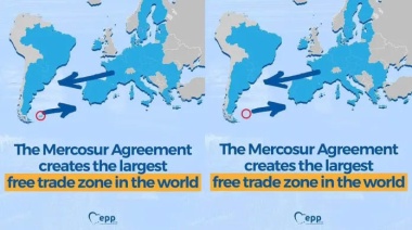 Polémica en el Reino Unido por mapa de la UE que incluye a las Islas Malvinas argentinas
