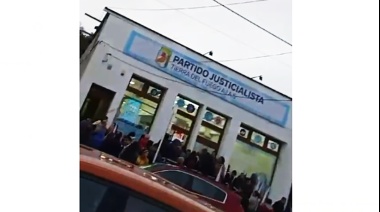 Peronistas a los tiros en acto de Walter Vuoto, hay un herido de bala