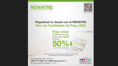 El RENATRE lanzó un nuevo plan de pago para regularizar deudas de la Seguridad Social