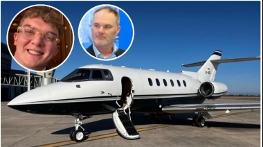 La gira de Hayden Davis por Argentina en un avión privado incluyó Ushuaia