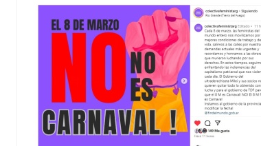 Malestar en agrupaciones feministas por festejo del carnaval el 8 de marzo