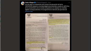 “El derecho a la educación no puede estar sujeto a la discrecionalidad política ni a las decisiones de un gremio”