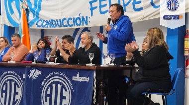 ATE realizó su congreso con la presencia del titular del gremio a nivel nacional