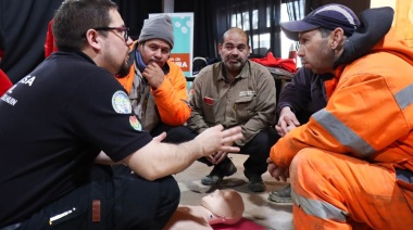 Municipio de Tolhuin capacitó en RCP a trabajadores de Servicios Públicos