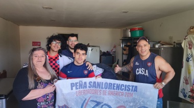 Peña sanlorencista termina el año con actividad solidaria