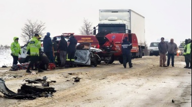 Violenta colisión frontal en la Ruta 3 dejó múltiples heridos