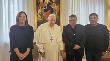Destacan la reunión de Voytenco con el Papa Francisco en la que abordaron la registración laboral