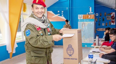 Votó un excombatiente con domicilio en Malvinas